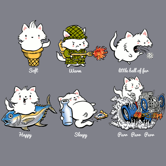 Soft Kitty Tee Design by lucky1988