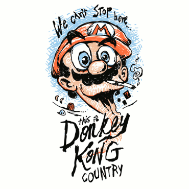 Donkey Kong Country Tee Design