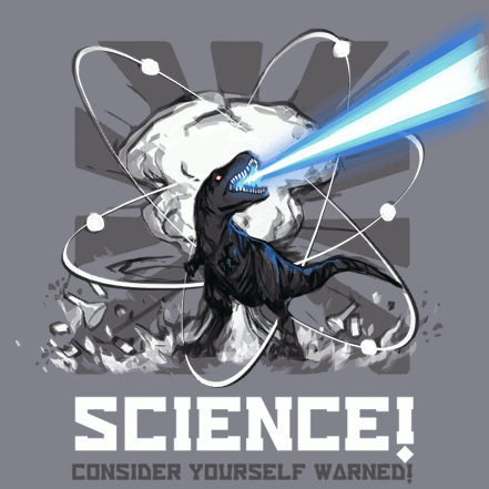 Science Consider Yourself Warned Tee Design by ramyb