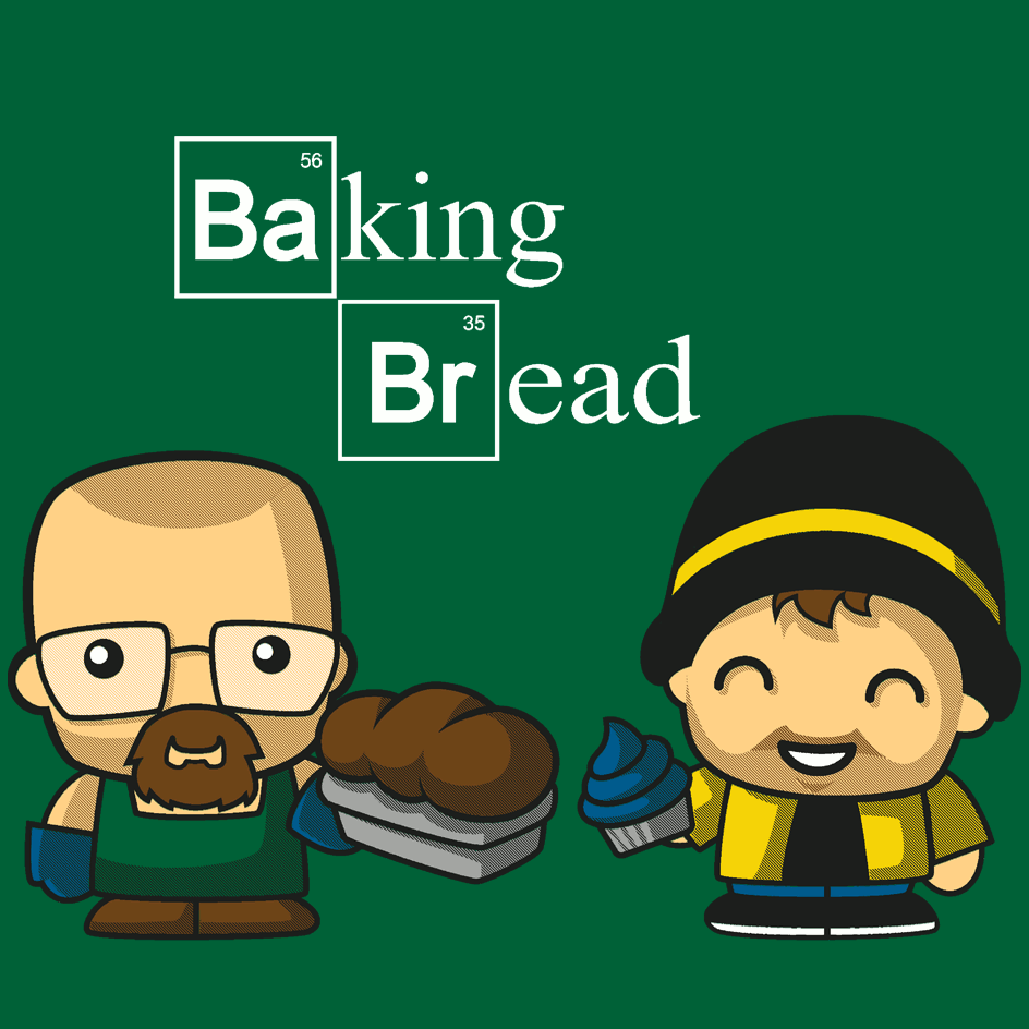 Breaking Bread Tee Design by wakho