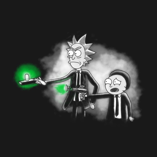 Pulp Ricktion Tee Design by LavaLamp.