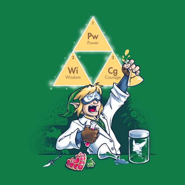Hyrulean Science Tee Design by Obvian.