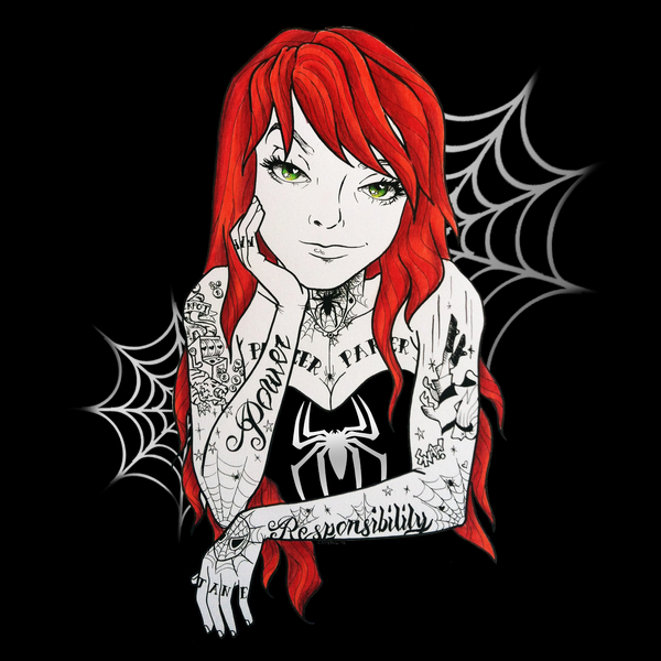 Rebel Mary Jane Tee Design by Lina Baby