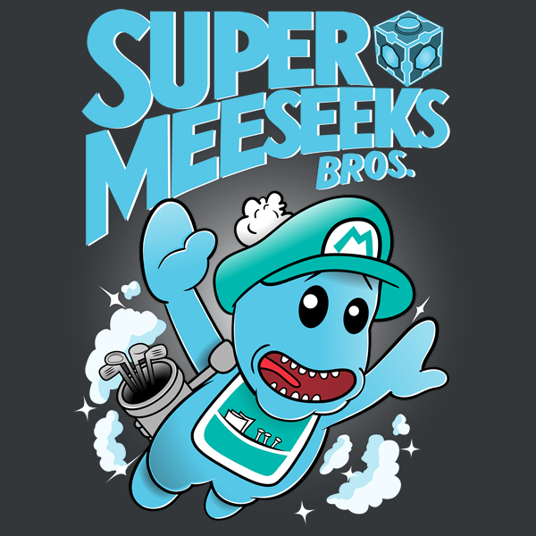 Super Meeseeks Bros. Tee Design by LavaLamp.