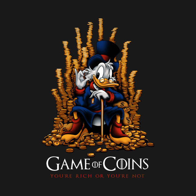 Game of Coins Tee Design by djkopet.