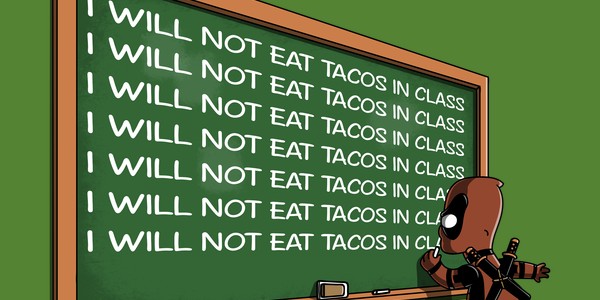 Not Eat Tacos In Class Tee Design by Soulkr