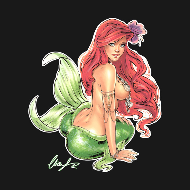 Ariel The Little Mermaid Shirt Design by Eliaschatzoudis