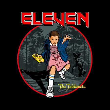 Eleven The Telekinetic T-shirt Design by Boggs Nicolas