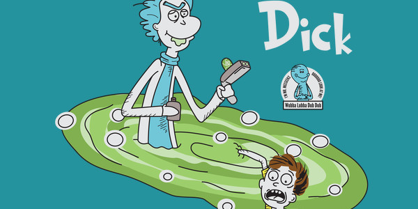 Grandpa Rick Is A Dick Tee Design by Haragos